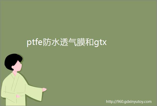 ptfe防水透气膜和gtx